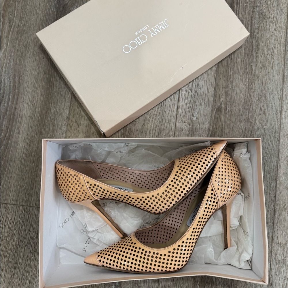 Jimmy Choo Patent Leather Heels 38